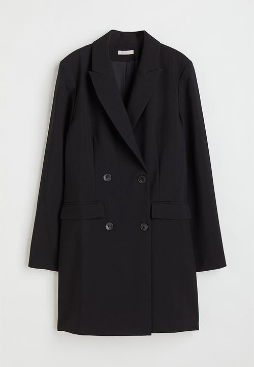 H&M - Double-breasted blazer dress - black