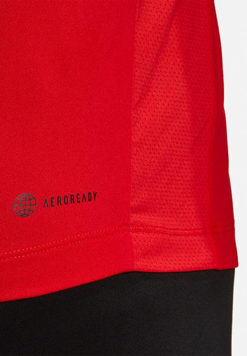adidas Performance - Big badge of sport training tee - vivid red
