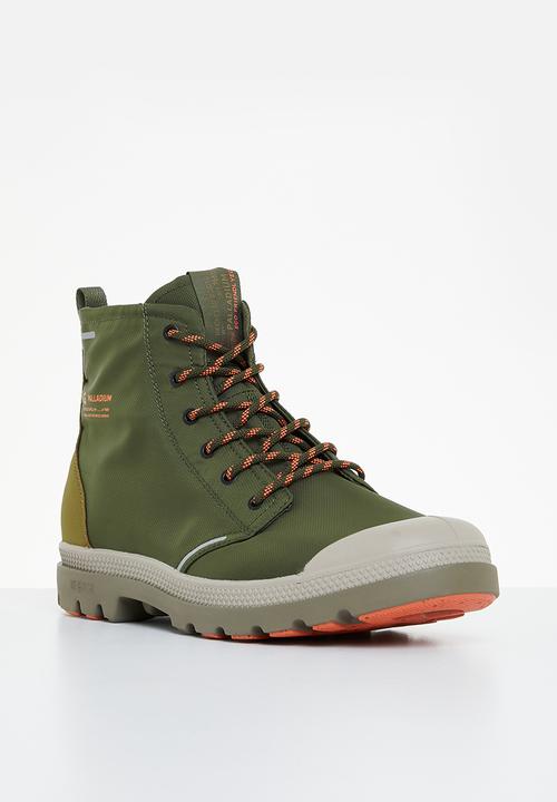 Palladium - Pampa lite recycle wp - olive night/butternut