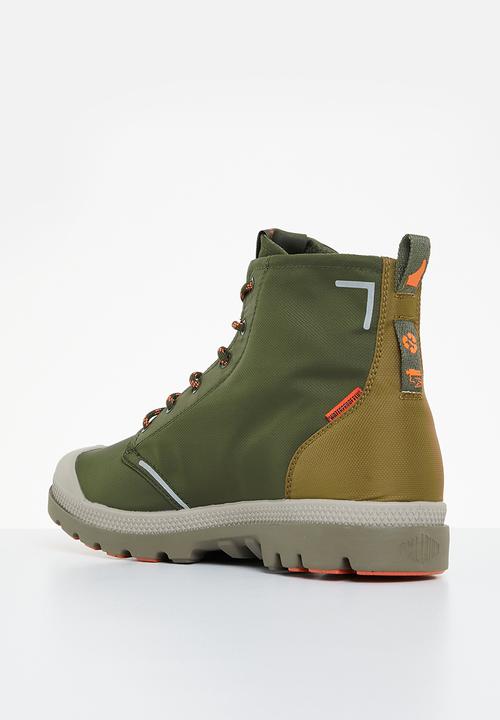Palladium - Pampa lite recycle wp - olive night/butternut