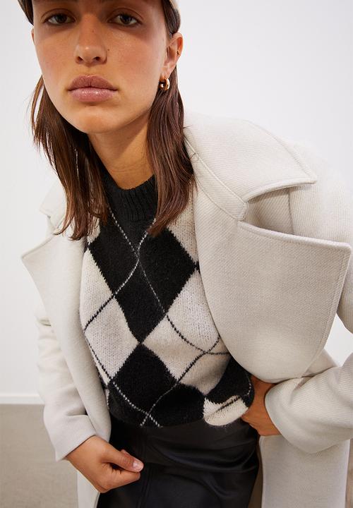 H&M - Tie-belt coat - light greige
