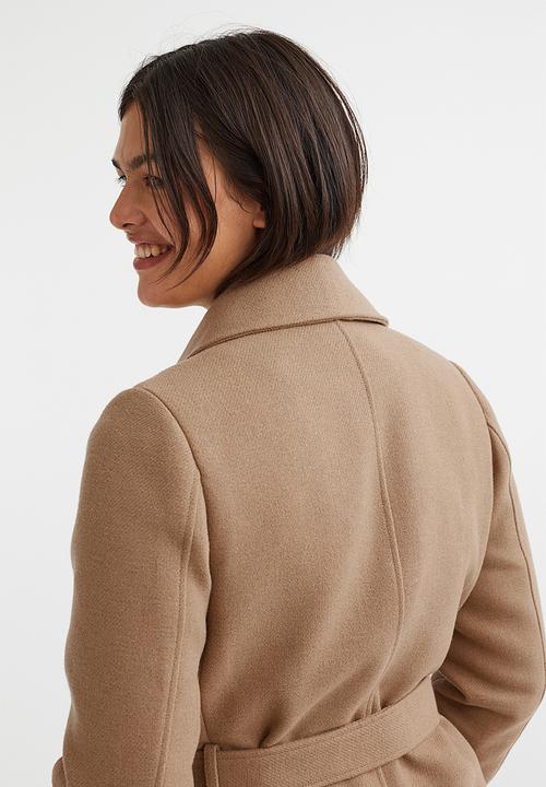 H&M - Tie-belt coat - beige