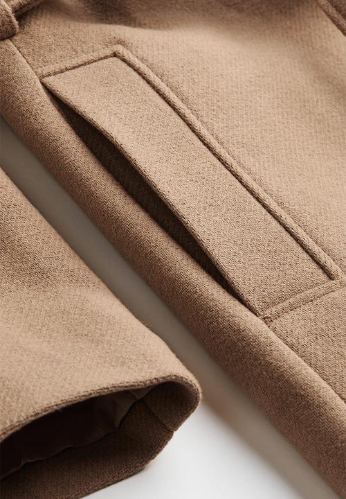 H&M - Tie-belt coat - beige