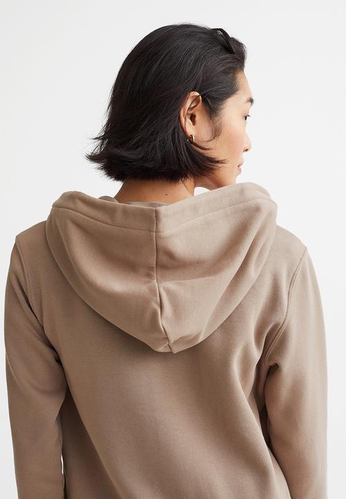 H&M - Zip-through hoodie - beige