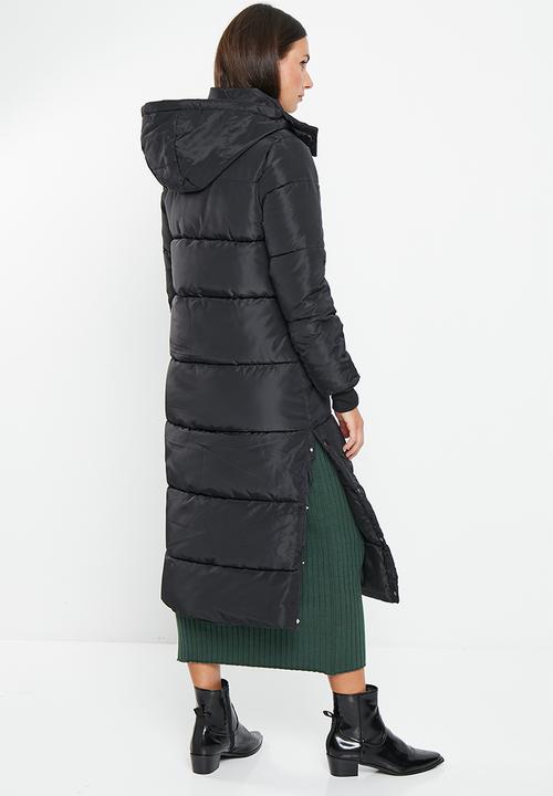 dailyfriday - Longline puffer - black