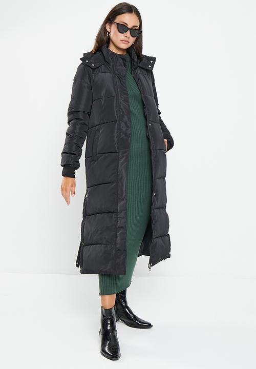 dailyfriday - Longline puffer - black