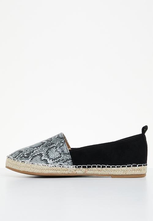 Butterfly Feet - Brooks 1 espadrille - black