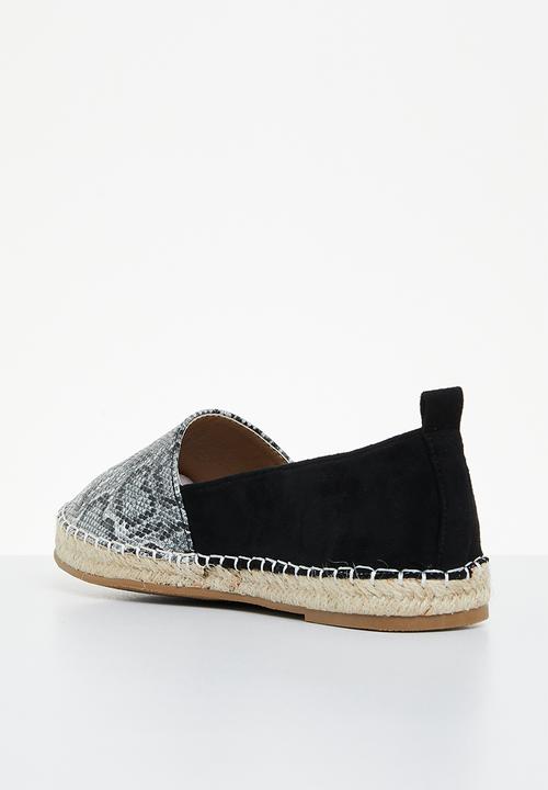 Butterfly Feet - Brooks 1 espadrille - black