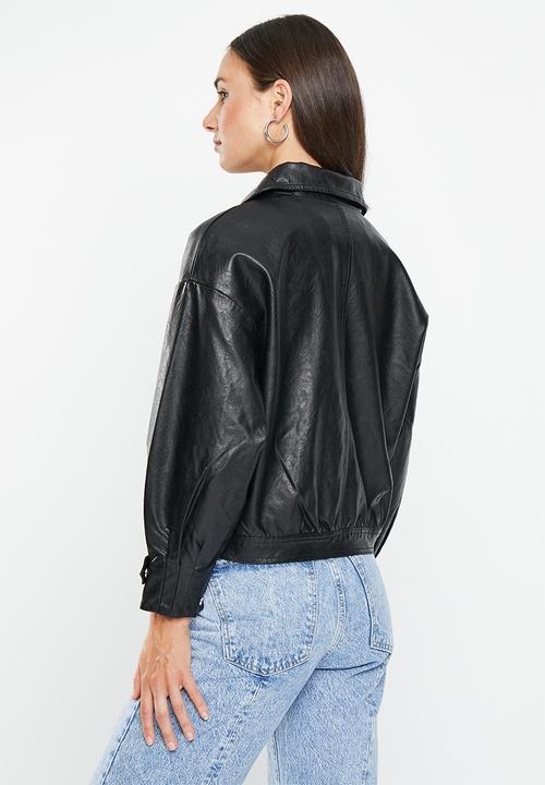 dailyfriday - Oversized biker - black