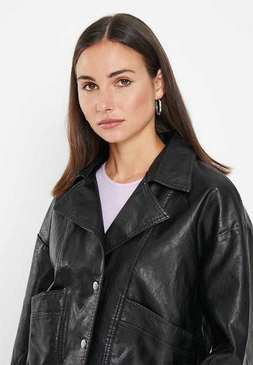dailyfriday - Oversized biker - black