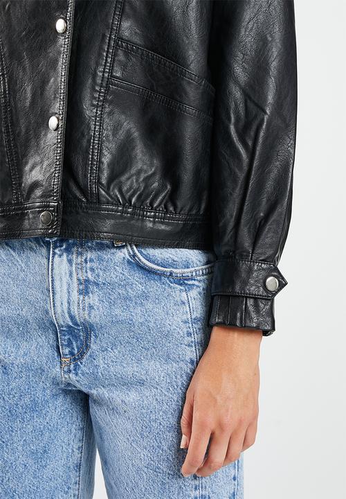 dailyfriday - Oversized biker - black