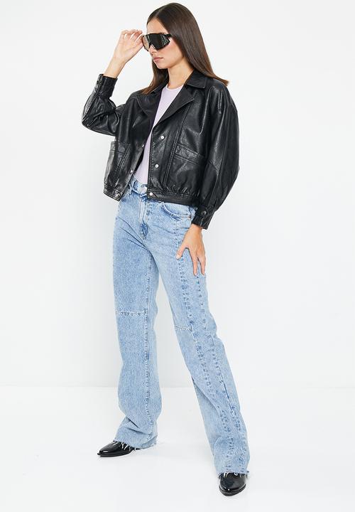 dailyfriday - Oversized biker - black