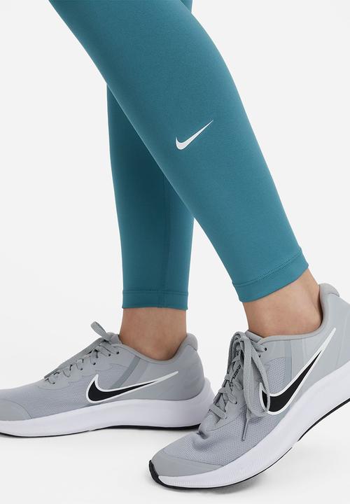 Nike - G nike dri-fit one legging - mineral teal & white