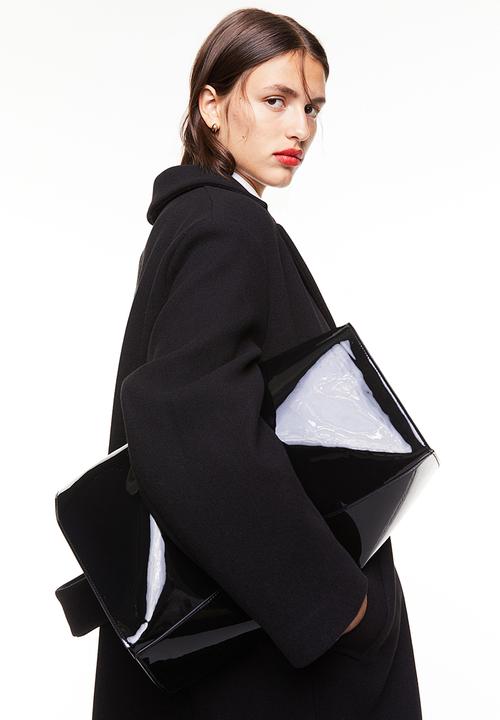 H&M - Single-breasted coat - black