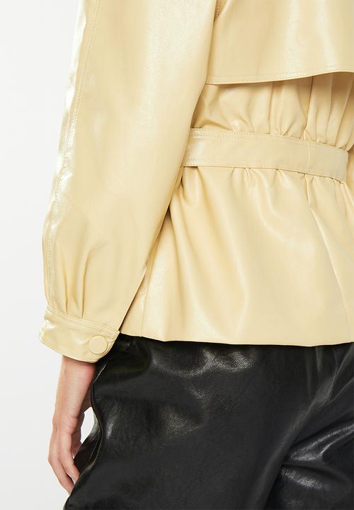dailyfriday - Pu trench coat - tan