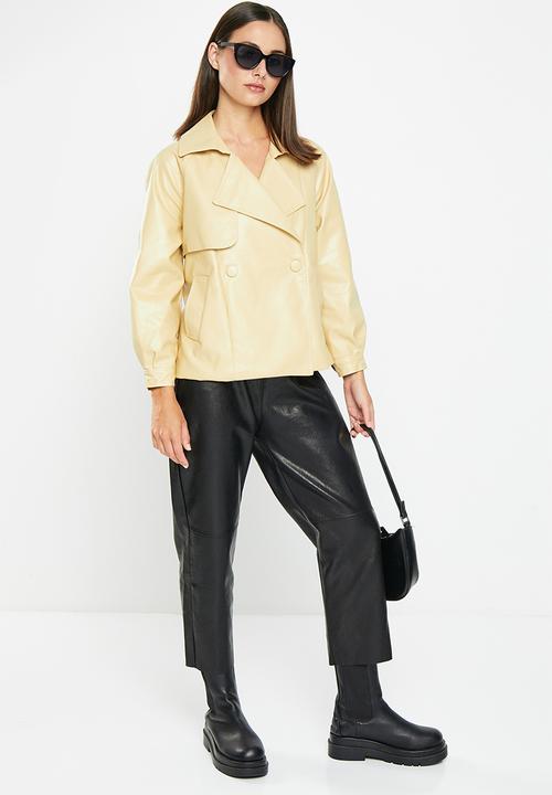 dailyfriday - Pu trench coat - tan