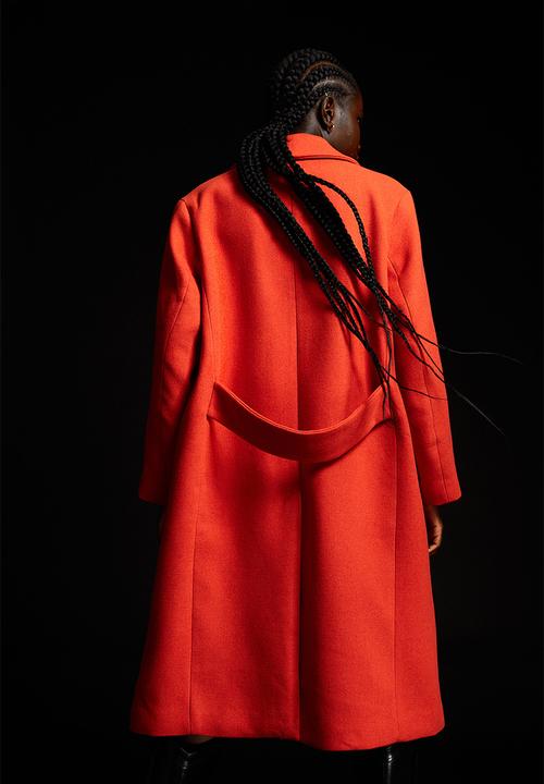 H&M - Single-breasted coat - orange