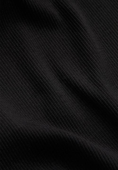 H&M - Ribbed jersey dress - black