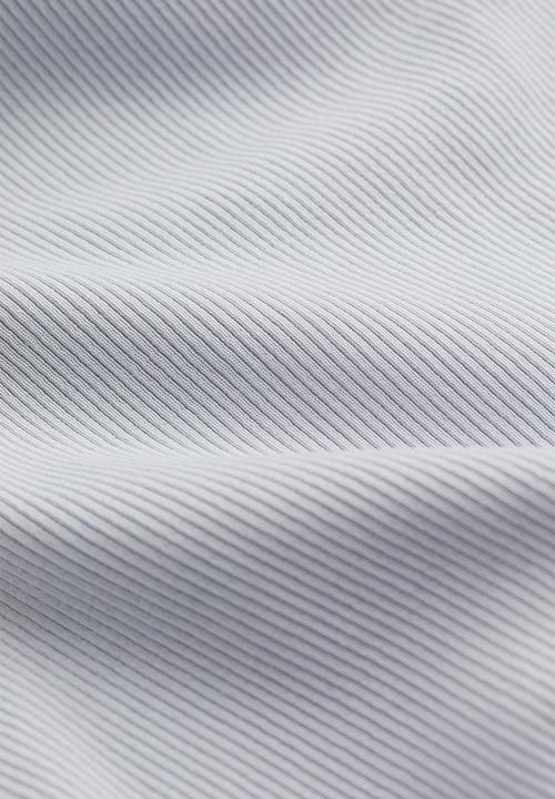 H&M - Ribbed jersey dress - light grey-blue