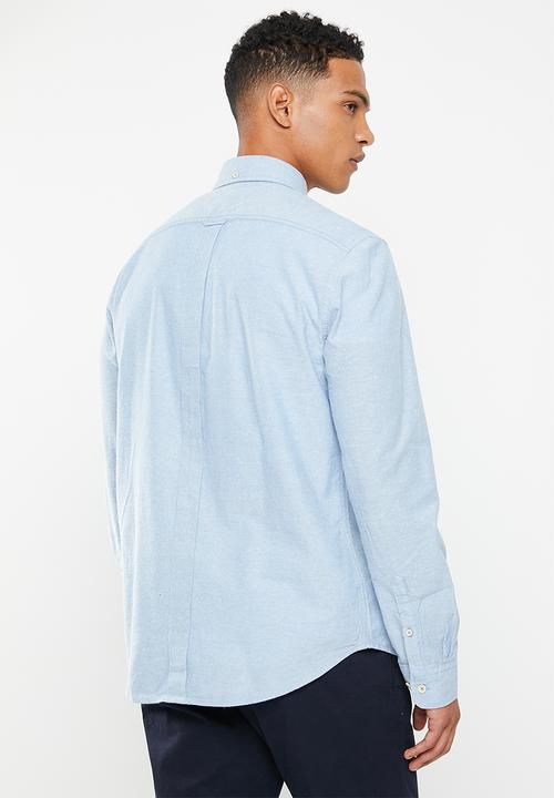 Ben Sherman - Cotton oxford shirt - pale blue