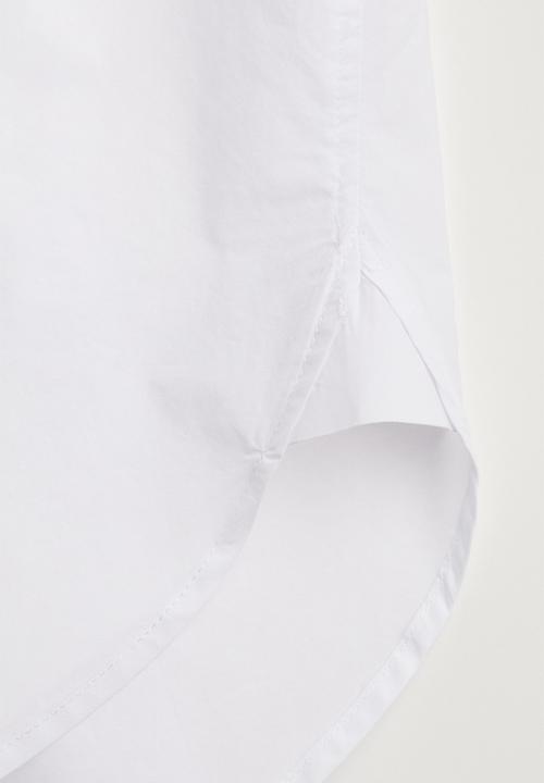 H&M - Cotton poplin shirt - white