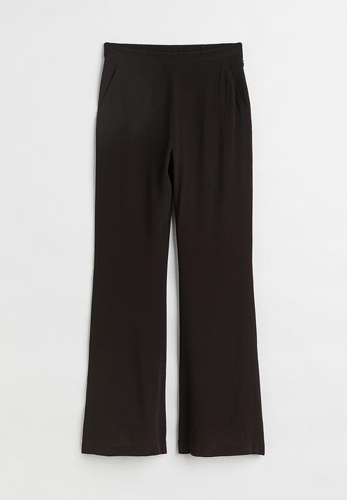 H&M - Wide trousers - black 