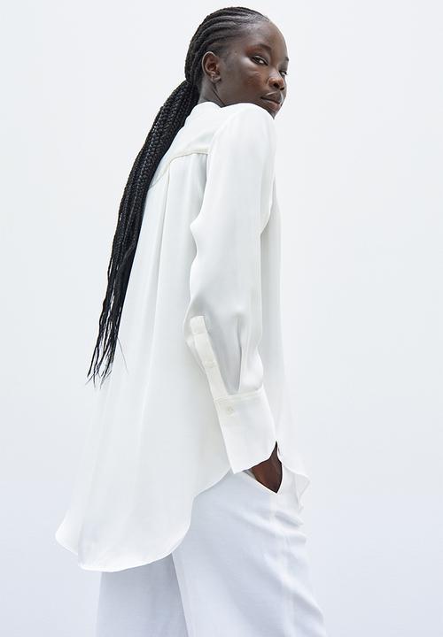 H&M - Oversized shirt - white