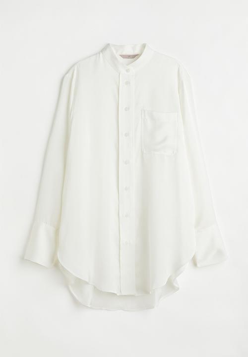 H&M - Oversized shirt - white