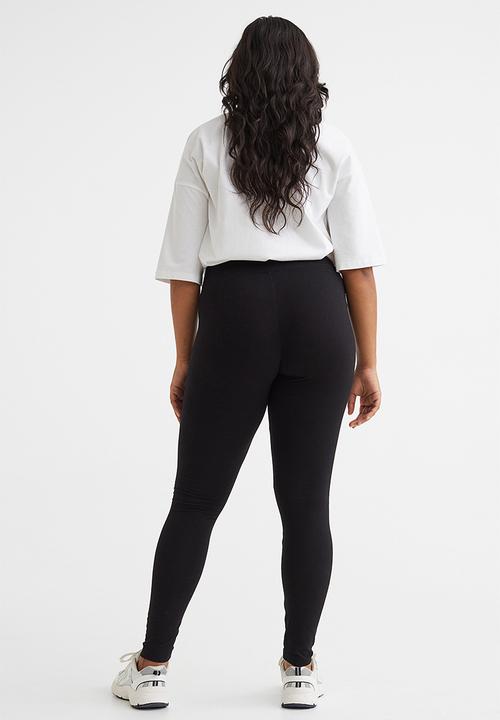 H&M - Cotton leggings - black
