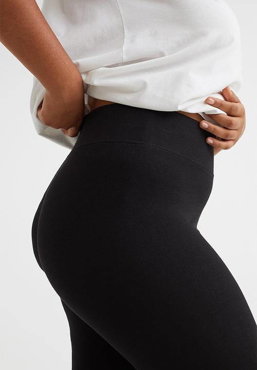 H&M - Cotton leggings - black