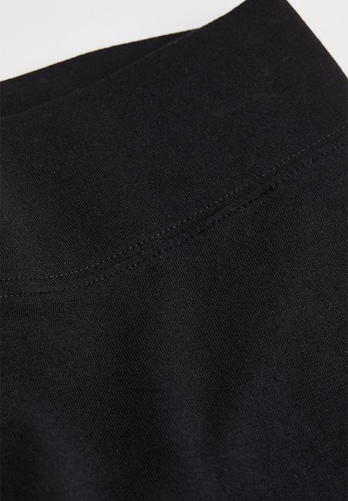 H&M - Cotton leggings - black