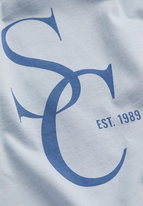 H&M - Oversized T-shirt - light blue/self-care