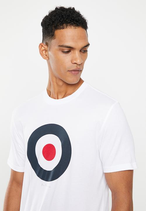 Ben Sherman - BIG TARGET TEE - WHITE