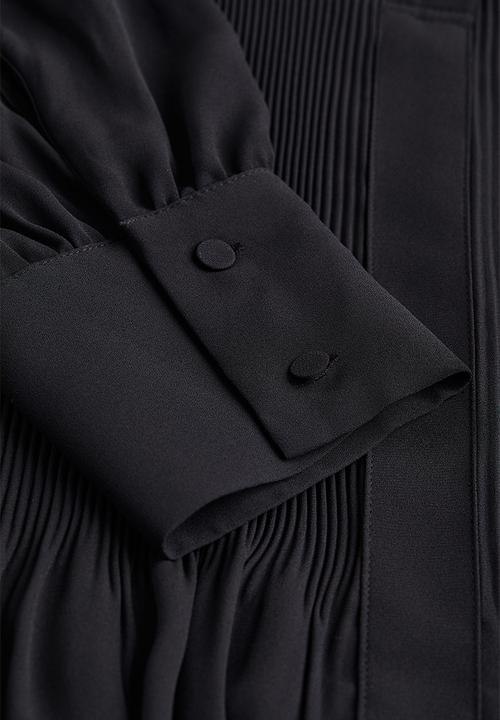 H&M - Pleated dress - black