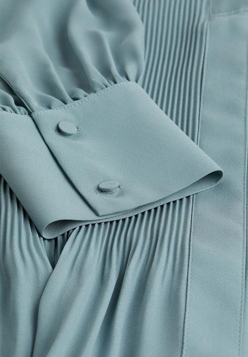 H&M - Pleated dress - turquoise
