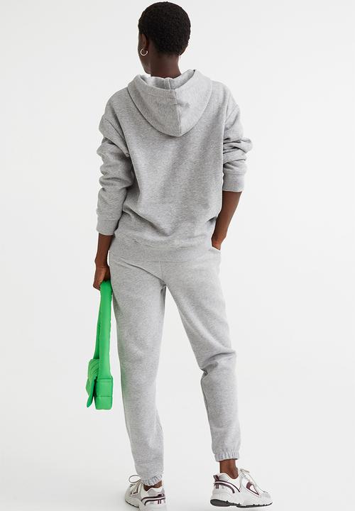 H&M - Cotton-blend sweatpants - grey marl 