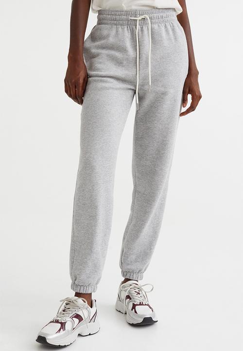 H&M - Cotton-blend sweatpants - grey marl 