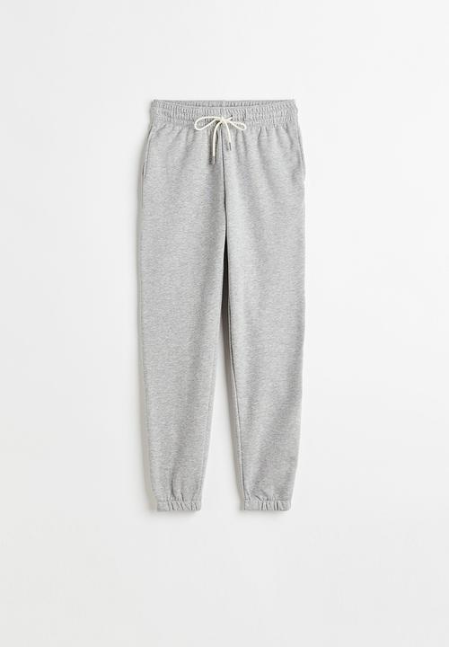 H&M - Cotton-blend sweatpants - grey marl 