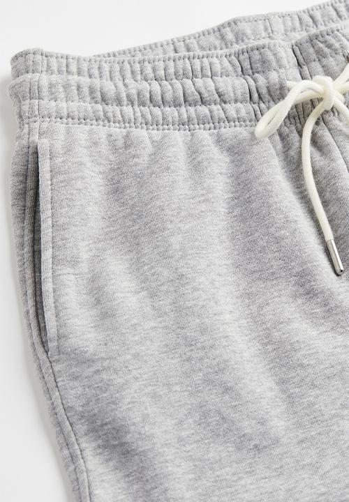 H&M - Cotton-blend sweatpants - grey marl 