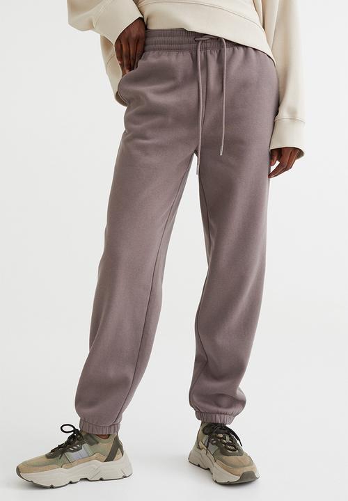 H&M - Cotton-blend sweatpants - dark greige