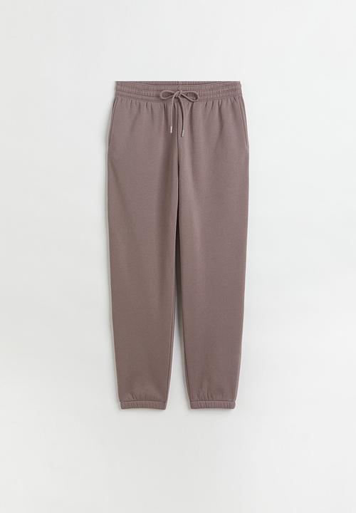 H&M - Cotton-blend sweatpants - dark greige