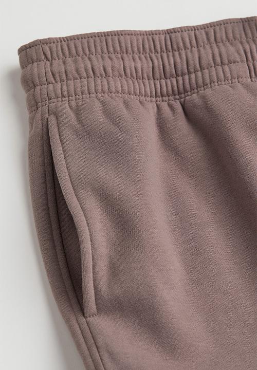 H&M - Cotton-blend sweatpants - dark greige