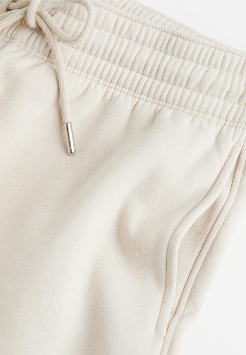 H&M - Cotton-blend sweatpants - light beige