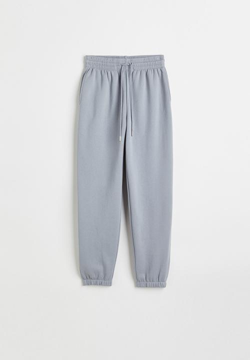 H&M - Cotton-blend sweatpants - light blue-grey
