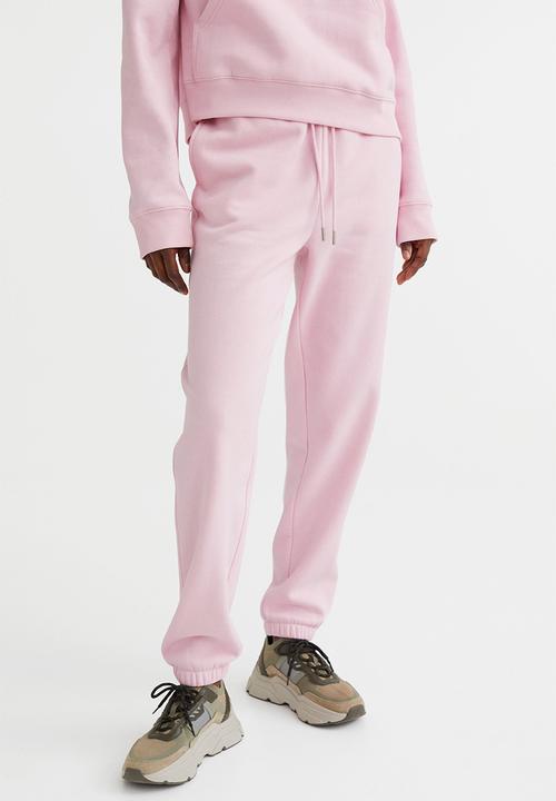H&M - Cotton-blend sweatpants - light pink