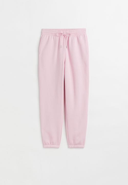 H&M - Cotton-blend sweatpants - light pink