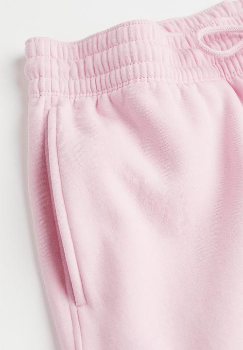 H&M - Cotton-blend sweatpants - light pink