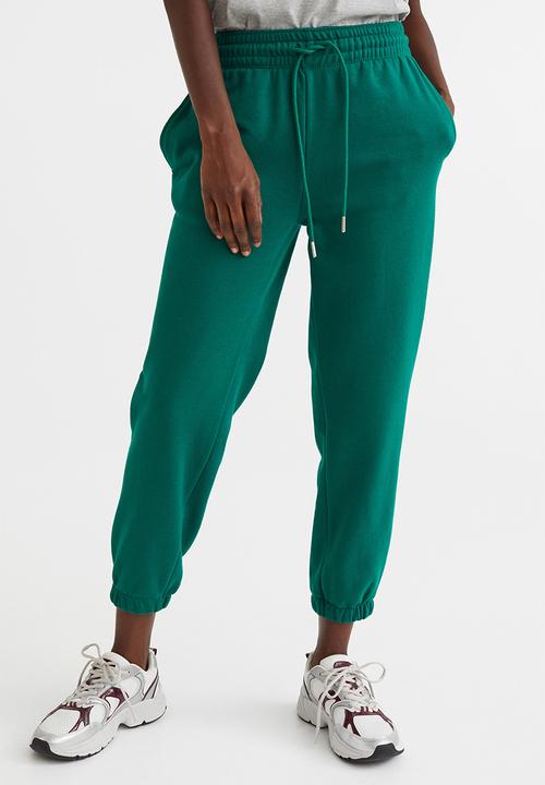 H&M - Cotton-blend sweatpants - green