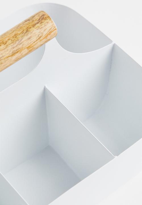 H&M - Metal storage caddy - white