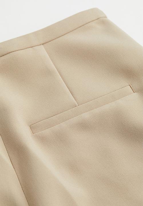 H&M - Straight trousers - light beige